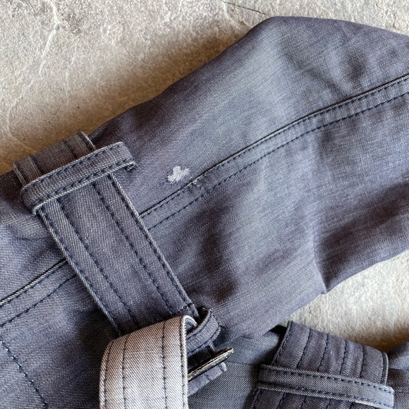 Banana Republic XS Indigo Blue Trench Coat - Picture 5 of 11